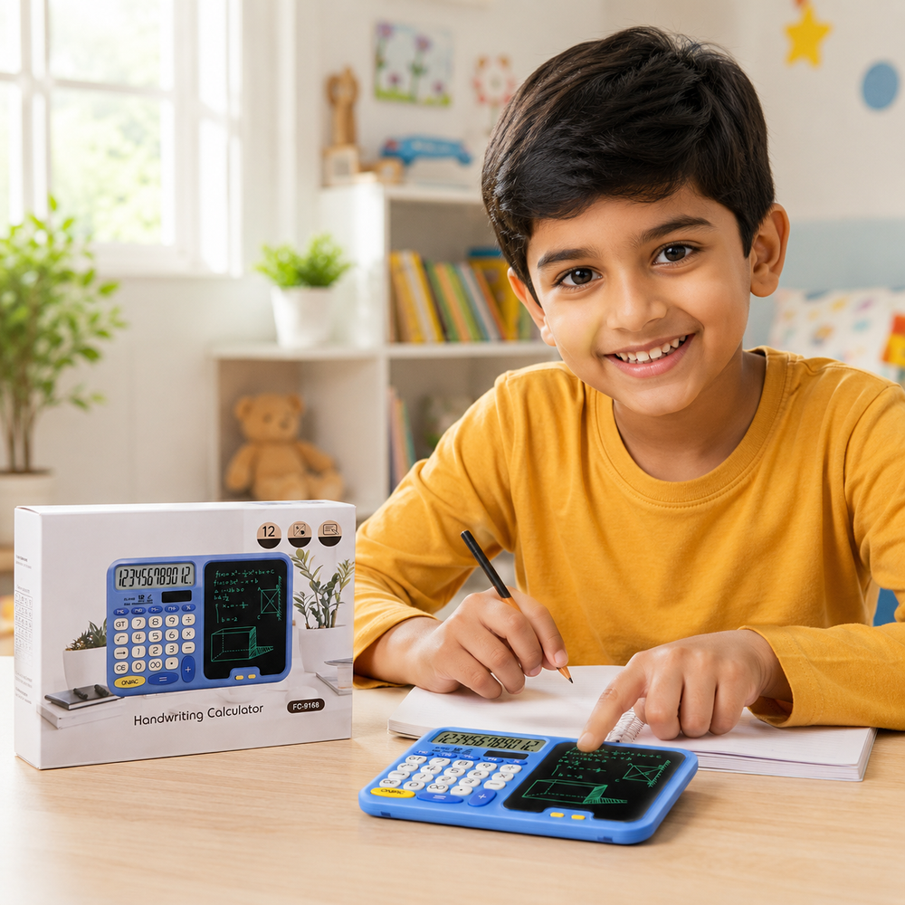 CALCULATOR WITH LED