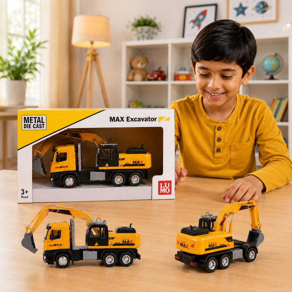 LMI-8238FR METAL I MAX EXCAVATOR WITH LIGHT MUSIC