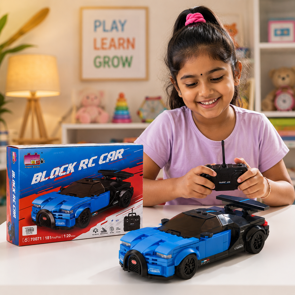 Block RC Car