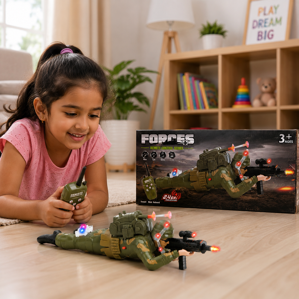 RC SOLDIER WITH FIRE MI